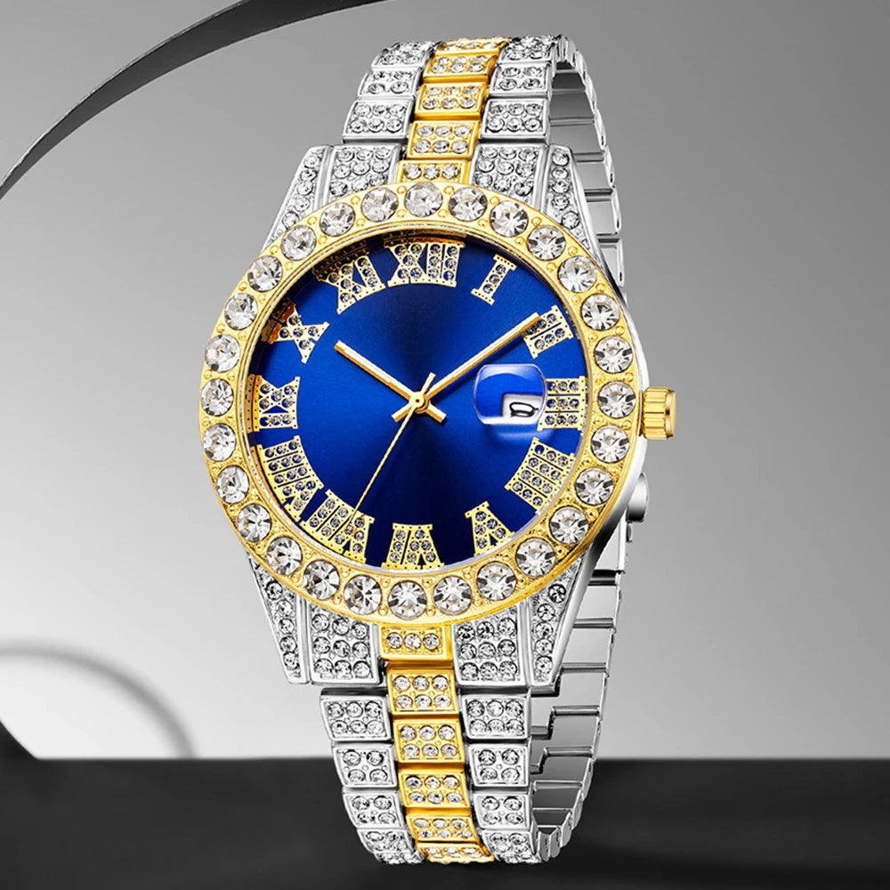 Elegant Women’s Watch – Luxury Diamond Quartz, Perfect for Daily Wear