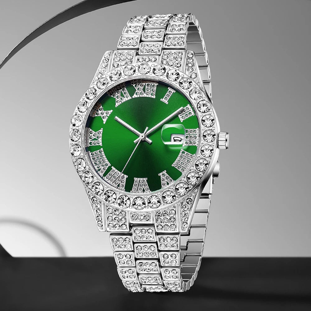 Elegant Women’s Watch – Luxury Diamond Quartz, Perfect for Daily Wear