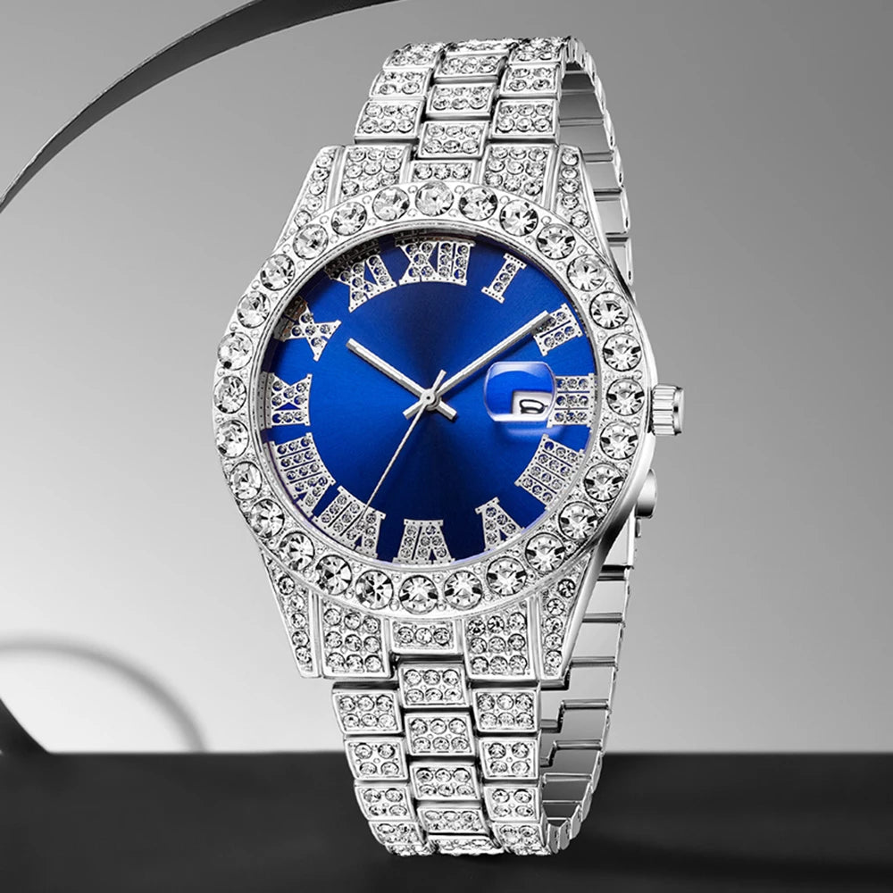 Elegant Women’s Watch – Luxury Diamond Quartz, Perfect for Daily Wear