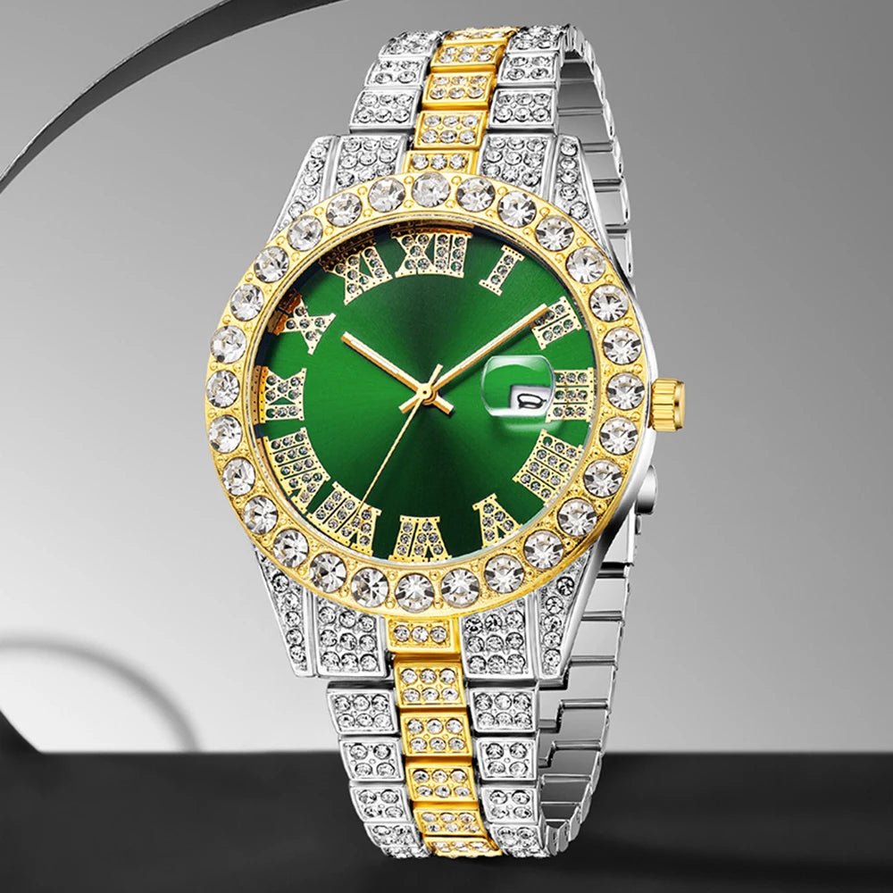 Elegant Women’s Watch – Luxury Diamond Quartz, Perfect for Daily Wear